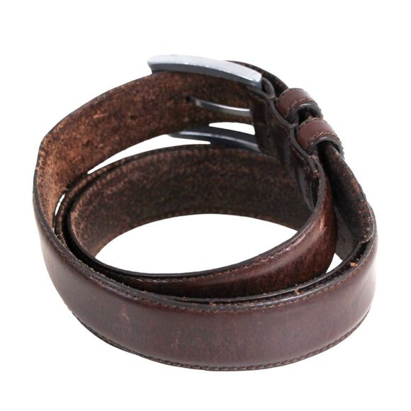 Eddie Bauer BROWN GENUINE LEATHER 1 1/4"Wd CASUAL DRESS MEN'S BELT Sz 38 (74M - Picture 4 of 13